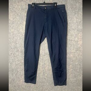 Lululemon Men Size 34 performance business casual Navy‎ Commission Pants